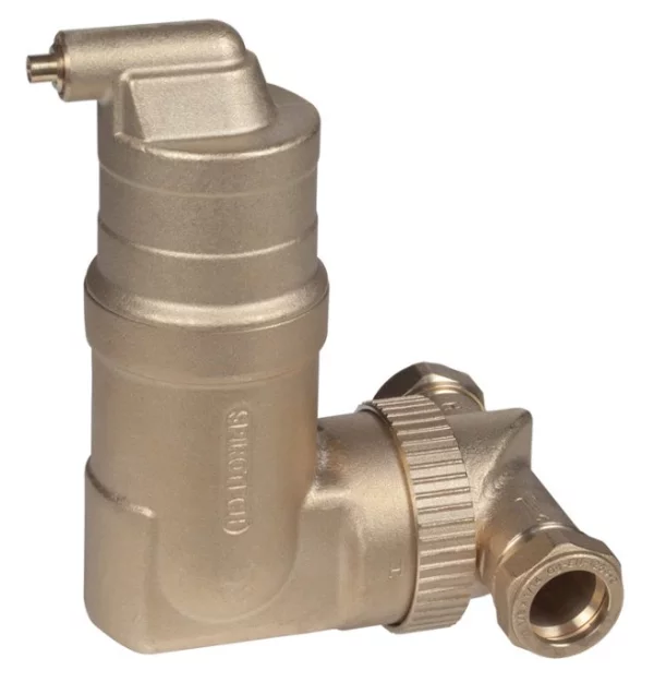 Luchtafscheider Spirotech SpiroVent 22mm 22 knel horizontaal/verticaal