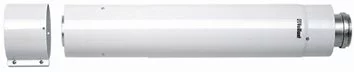 Concentrische rookgasbuis Vaillant turboMAX aluminium/aluminium 60/100mm L2000mm wit
