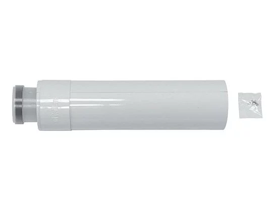 Concentrische rookgasbuis Vaillant ecoTEC aluminium/PP 80/125mm L2000mm wit
