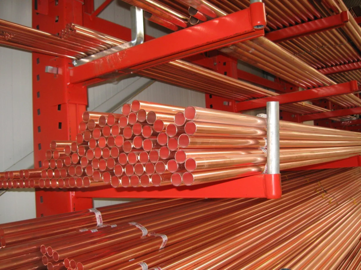 Gestrekte koper buis KME 18 mm x 1 mm lengte: 5m
