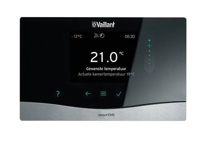 Ruimteklokthermostaat Vaillant sensoHOME jaarklok klasse I modulerend VRT 380