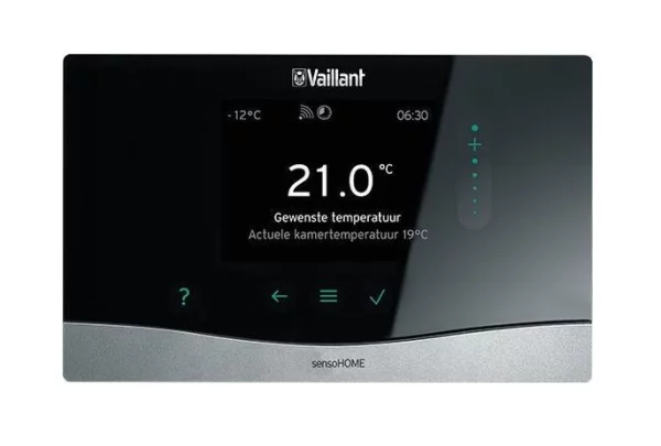 Ruimteklokthermostaat Vaillant sensoHOME jaarklok klasse I modulerend VRT 380