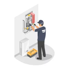 Indienstelling/keuring gasketel
